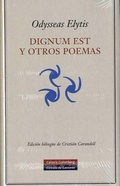 Cover: Dignum est y otros poemas - Galaxia Gutenberg, S.L.