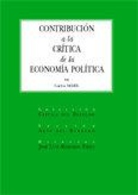 Abbildung von: Contribución a la crítica de la economía política - Editorial Comares