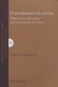 Abbildung von: Arrendamiento de servicios - Editorial Comares