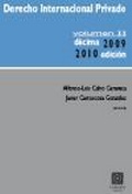 Cover: Derecho internacional privado, II - Editorial Comares