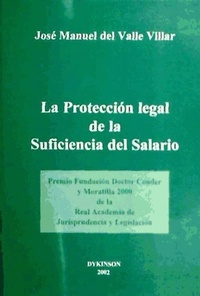 Abbildung von: La protección legal de la suficiencia del salario - Editorial Dykinson, S.L.