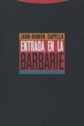 Bild: Entrada en la barbarie - Editorial Trotta, S.A.