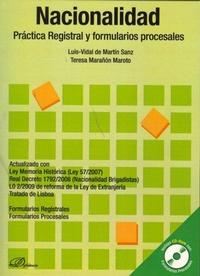 Abbildung von: Nacionalidad : práctica registral y formularios procesales - Editorial Dykinson, S.L.