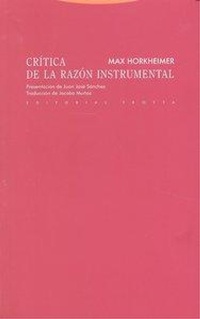 Abbildung von: Crítica de la razón instrumental - Editorial Trotta, S.A.