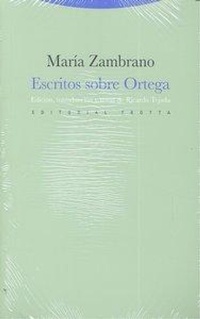 Abbildung von: Escritos sobre Ortega - Editorial Trotta, S.A.