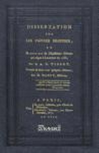 Abbildung von: Dissertation sur les fièvres bilieuses : et histoire de l'epidémie bilieuse qui régna à Lausanne en 1755 - Extramuros Edición, S.L.