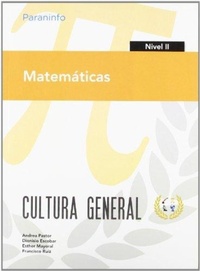 Abbildung von: Matemáticas II : cultura general - Ediciones Paraninfo, S.A