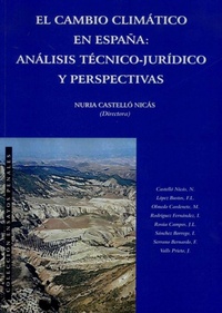 Abbildung von: El cambio climático en España : análisis técnico-jurídico y perspectivas - Editorial Dykinson, S.L.
