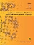 Cover: Human-Machine Interaction in Translation - Samfundslitteratur