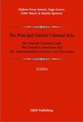 Cover: The Principal Danish Criminal Acts: Excerpts - DJOFPublishing