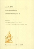 Cover: Care & Conservation of Manuscripts, Volume 8 - Museum Tusculanum Press