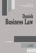 Cover: Danish Business Law - DJOFPublishing
