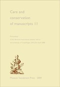 Cover: Care and Conservation of Manuscripts 11 - Museum Tusculanum Press