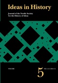 Cover: Ideas in History, vol. 5. no. 1-2 - Museum Tusculanum Press