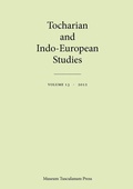 Cover: Tocharian and Indo-European Studies, Volume 13 - Museum Tusculanum Press