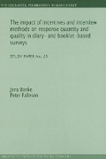 Cover: Impact of Incentives & Interview Methods on Response Quantity & Quality in Diary- & Booklet-Based Surveys - University Press of Southern Denmark