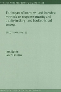 Enlarge image Cover: Impact of Incentives & Interview Methods on Response Quantity & Quality in Diary- & Booklet-Based Surveys - University Press of Southern Denmark