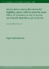 Enlarge image Cover: Serving Time Or Serving The Community - University Press of Southern Denmark