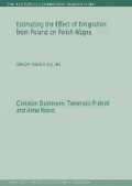 Cover: Estimating the Effect of Emigration from Poland on Polish Wages - University Press of Southern Denmark