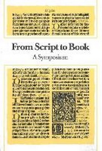 Enlarge image Cover: From Script to Book - University Press of Southern Denmark