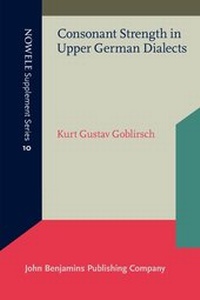 Enlarge image Cover: Consonant Strength in Upper German Dialects - University Press of Southern Denmark