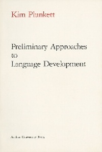 Enlarge image Cover: Preliminary Approaches to Language Development - Aarhus University Press