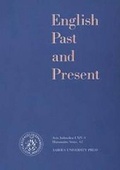 Cover: English Past & Present - Aarhus University Press