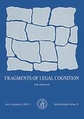 Cover: Fragments of Legal Cognition - Aarhus University Press