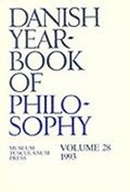 Cover: Danish Yearbook of Philosophy - Museum Tusculanum Press