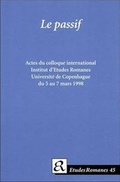 Cover: Le passif - Museum Tusculanum Press