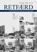 Cover: "Retfaerd" Pierre Bourdieu: No.114 - DJOFPublishing