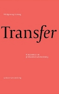 Enlarge image Cover: Transfer - Aarhus University Press