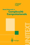 Cover: Metodi Matematici in Complessita Computazionale - Springer