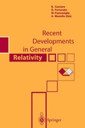 Cover: Recent Developments in General Relativity - Springer