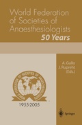 Cover: World Federation of Societies of Anaesthesiologists 50 Years - Springer