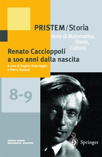 Abbildung von: Renato Caccioppoli a 100 anni dalla nascita - Springer