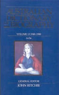 Cover: Australian Dictionary of Biography V. 13; 1940-80 - Melbourne University Press