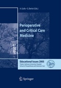 Cover: Perioperative and Critical Care Medicine - Springer