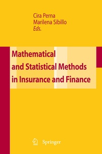Enlarge image Cover: Mathematical and Statistical Methods for Insurance and Finance - Springer