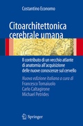 Cover: Citoarchitettonica cerebrale umana - Springer