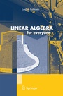 Cover: Linear Algebra for Everyone - Springer