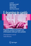 Cover: E-learning in sanit&agrave; - Springer