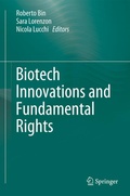Cover: Biotech Innovations and Fundamental Rights - Springer