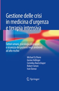 Abbildung von: Gestione delle crisi in medicina d'urgenza e terapia intensiva - Springer