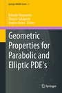 Cover: Geometric Properties for Parabolic and Elliptic PDE's - Springer