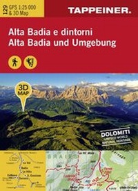 Abbildung von: Wanderkarte Alta Badia und Umgebung - Athesia-Tappeiner Verlag