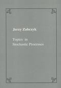 Cover: Topics in stochastic processes - Scuola Normale Superiore