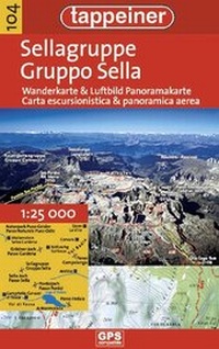 Abbildung von: Wanderkarte Sellagruppe - Athesia-Tappeiner Verlag