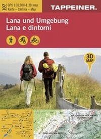 Abbildung von: 3D- Wanderkarte Lana und Umgebung - Athesia-Tappeiner Verlag