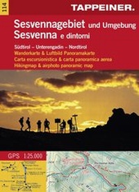 Abbildung von: Wanderkarte Sesvenna und Umgebung - Athesia-Tappeiner Verlag